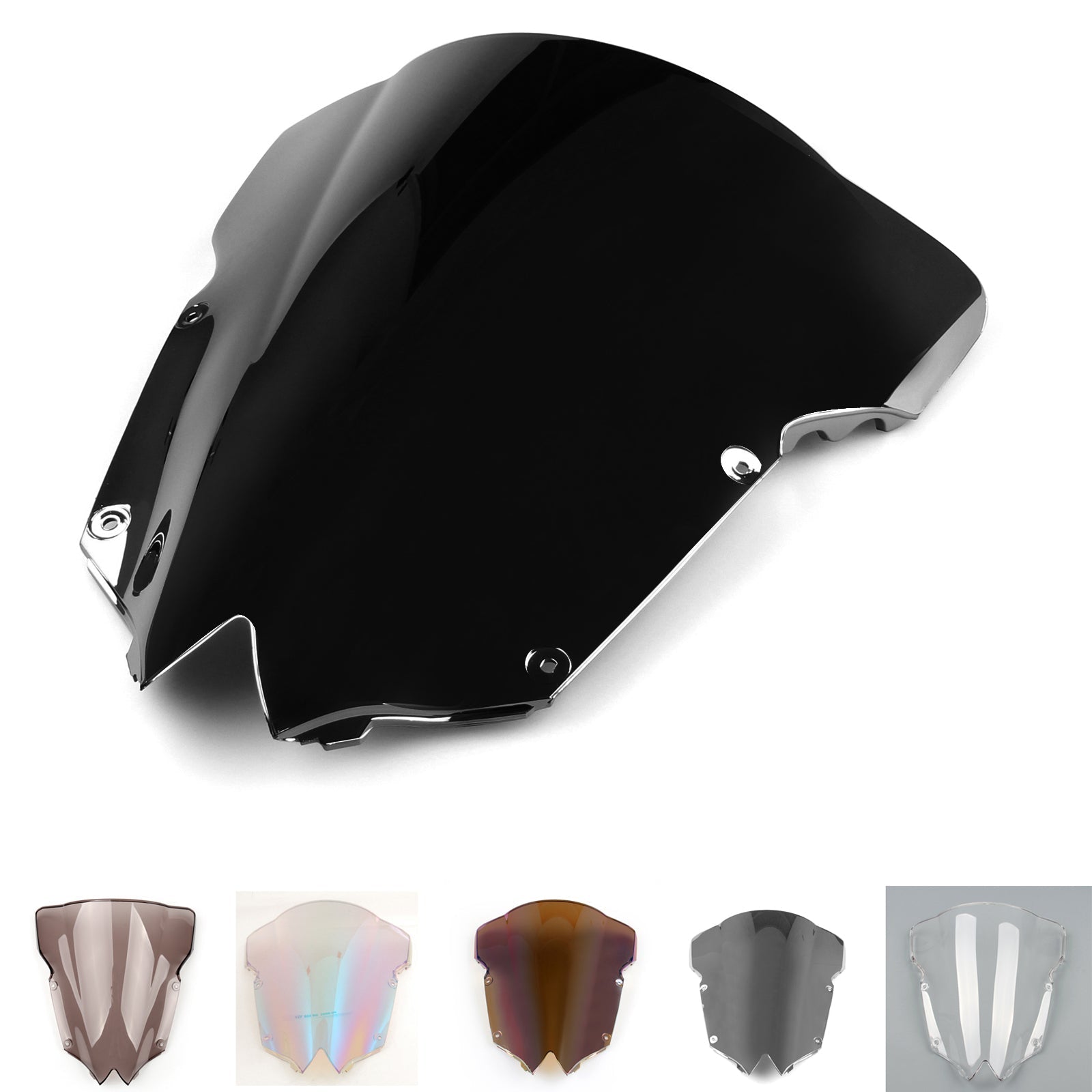 Windshield Windscreen Double Bubble For Yamaha YZF R6 600 (2008-2015) 7 Color Generic