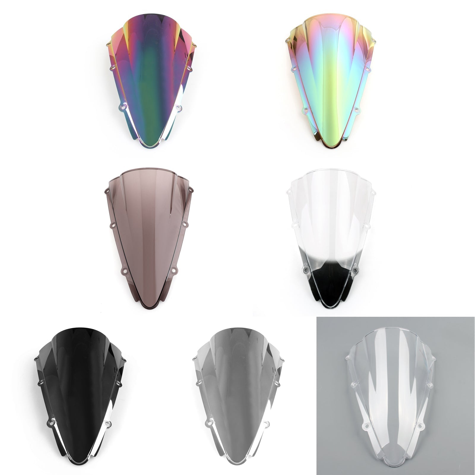 Windshield Windscreen Double Bubble For Yamaha YZF 1000 R1 (2000-2001) 6 Color Generic