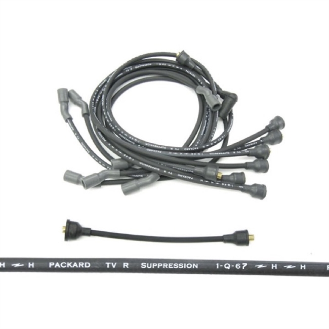 1967 Camaro Correct Original Packard Style Date Coded BB V8 Spark Plug Wire Set, 1-Q-67
