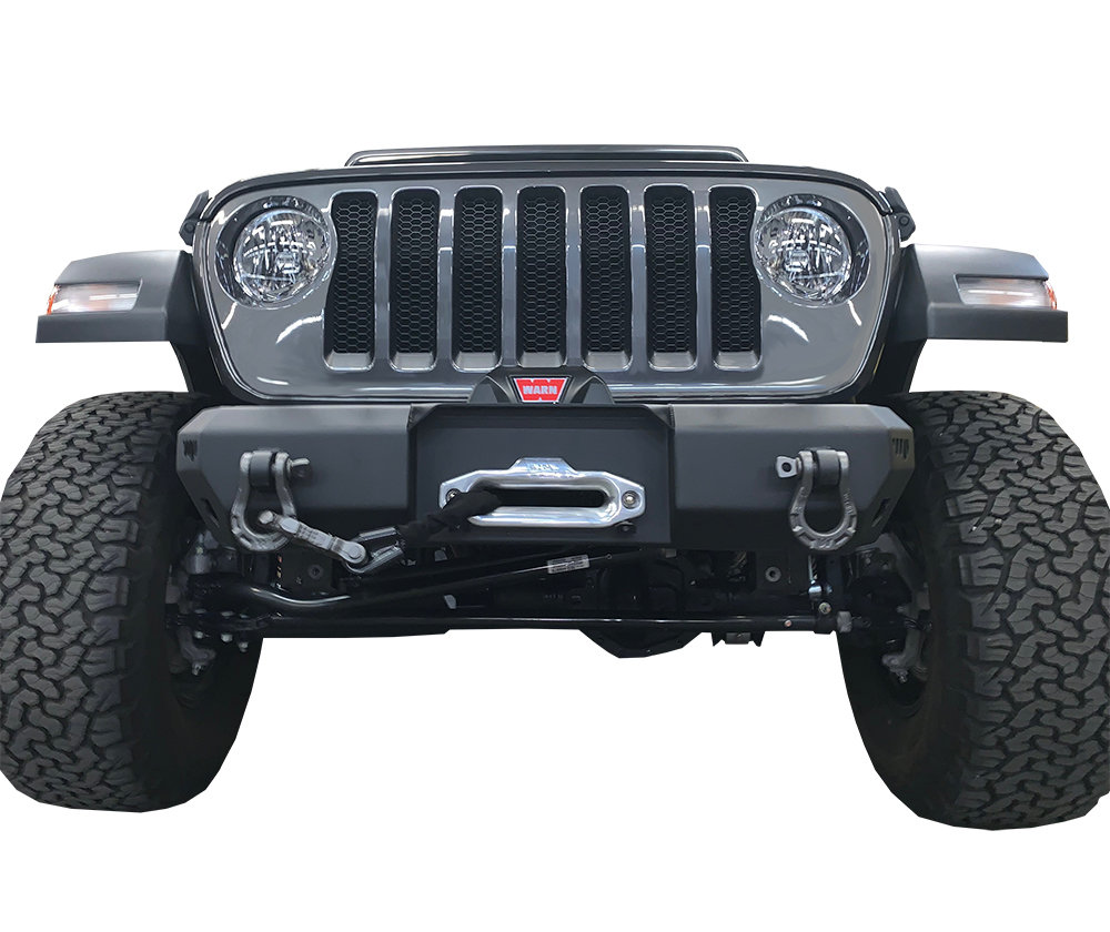Warrior Products 6527 MOD Series Front Stubby Bumper for 18-26 Jeep Wrangler JL & Gladiator JT