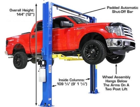 Atlas Pro-9D 9,000 Lbs. Capacity 2-Post Lift