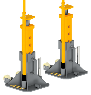 Gaither 22 Ton Heavy Duty Jack Stand w/ Wheels (Pair)