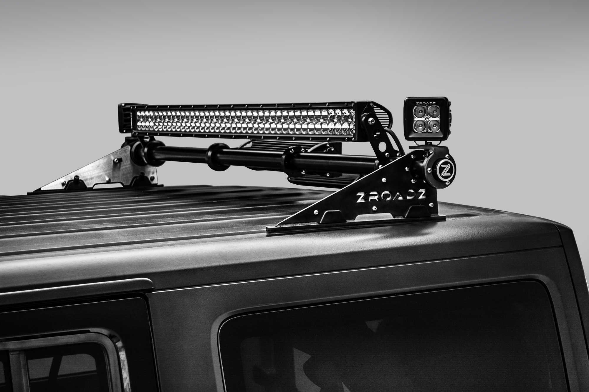 ZROADZ Z350050-JKModular Roof Multi Mount/Directional LED Light Bar Mountsfor 18-25 Jeep Wrangler JL