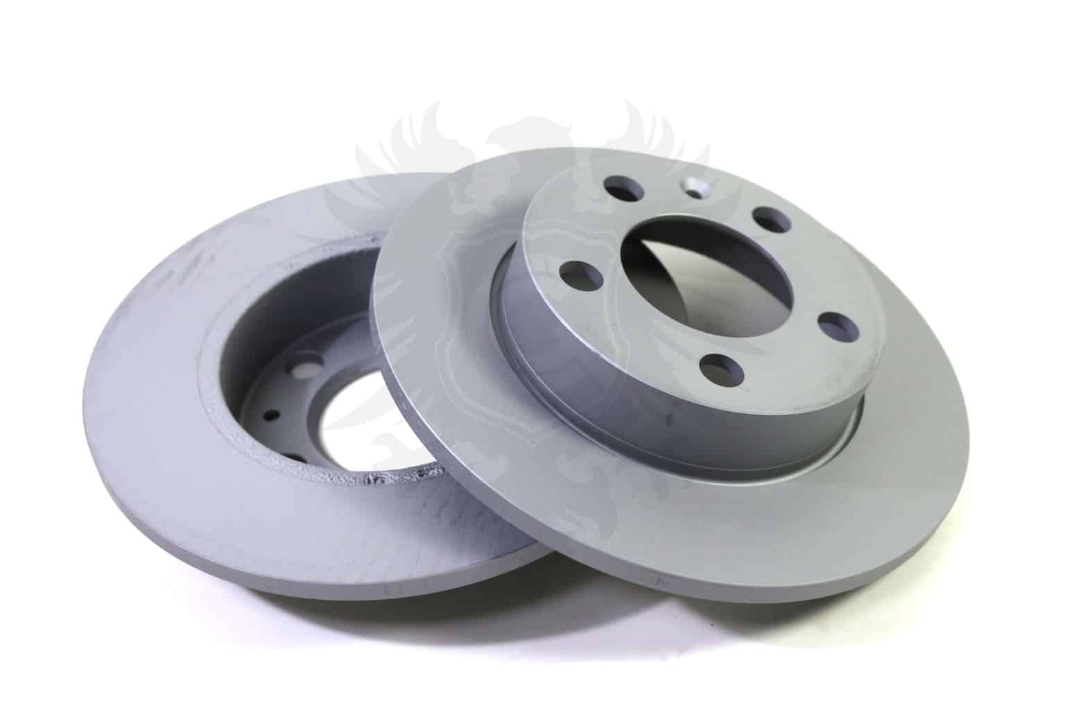 Brake Rotor Set, 245mm Zimmerman Coated Rear