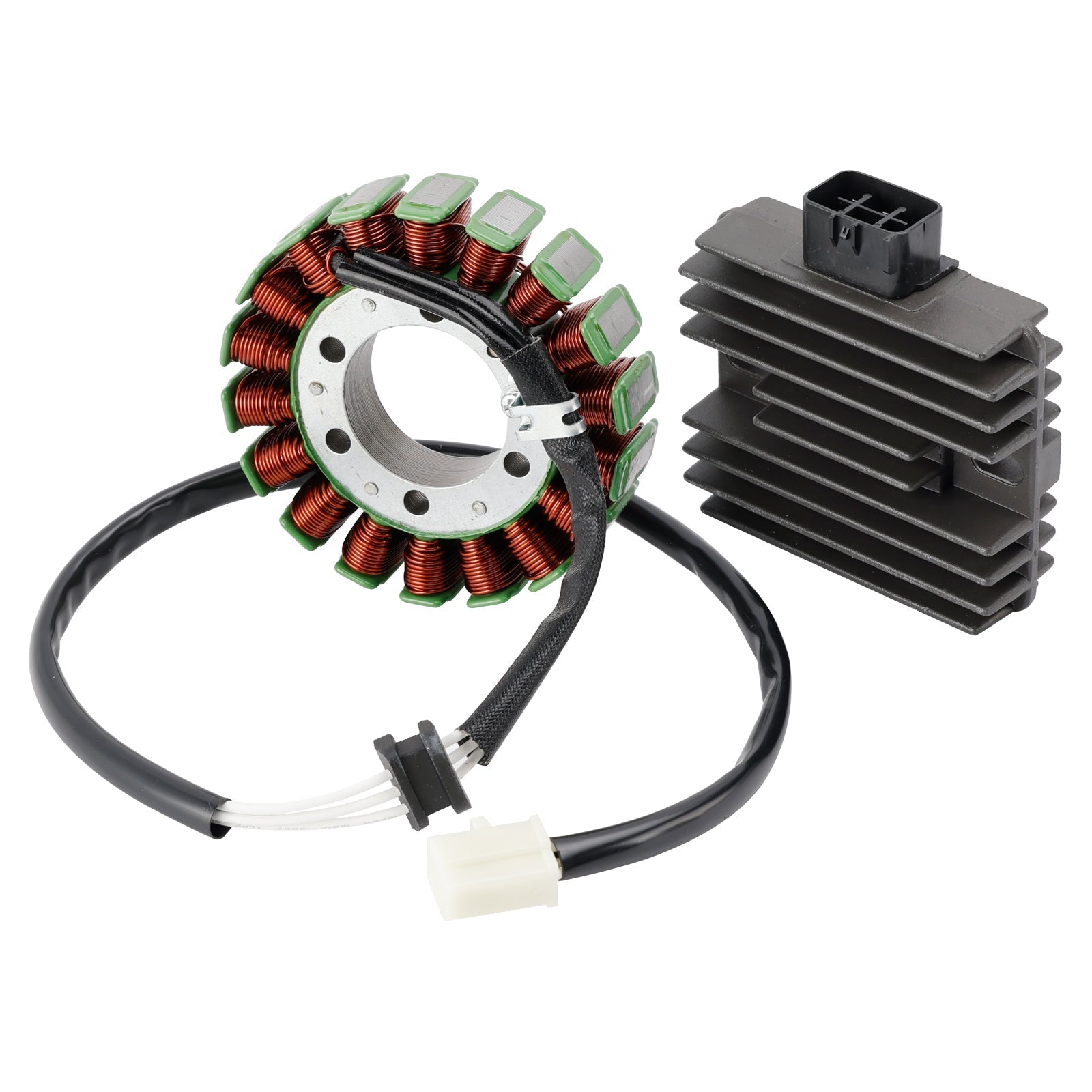 2006-2011 Kawasaki ER650 ER-6N Stator & Regulator Rectifier 21003-0041 21066-0705
