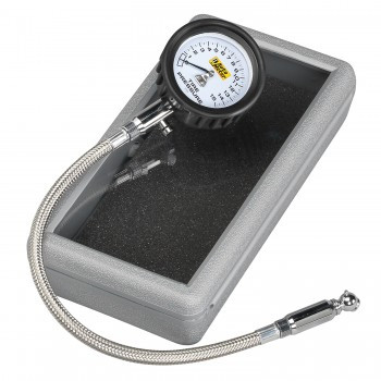 AutoMeter 2159 Racing Tire Pressure Gauge 0-15 PSI