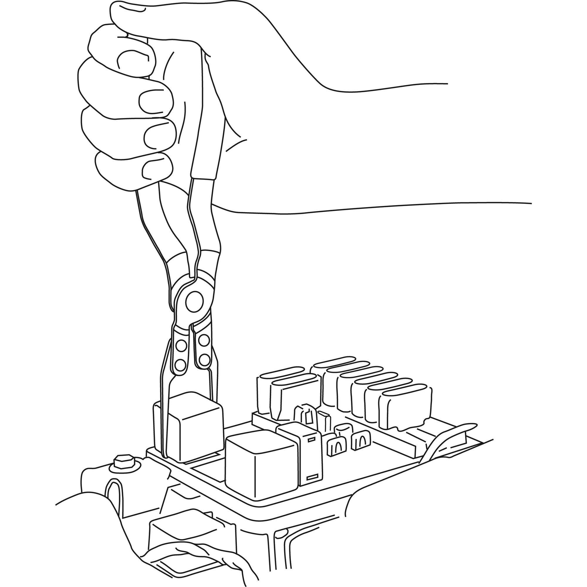 Relay Puller Pliers