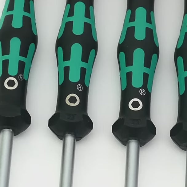 Wera 345274 Kraftform Micro Hex SAE Precision Screwdriver Set