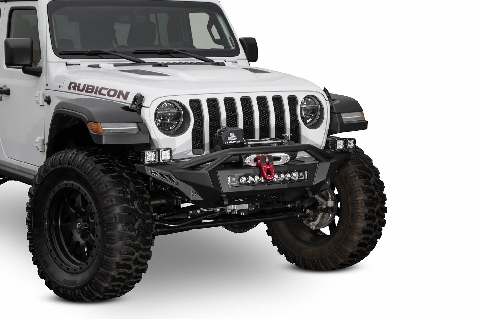 ADD Offroad F961232080103 Stealth Fighter Mid Length Front Winch Bumper for 18-26 Jeep Wrangler JL & Gladiator JT