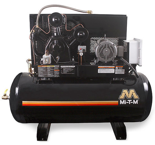 Mi-T-M ADS-46310-120HM Electric Air Compressors, 120-Gallon Two Stage Electric H