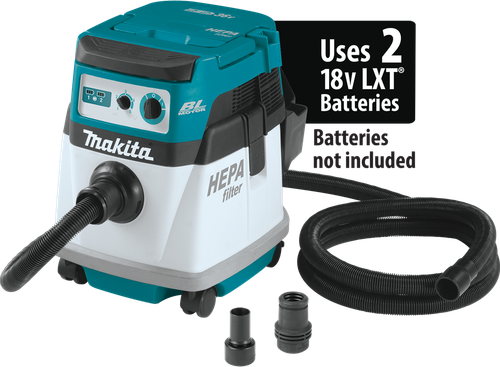 36V (18V X2) LXT™ Brushless 4 Gallon HEPA Filter Dry Dust Extractor, Tool Only,Anti-static hose, XCV15ZX