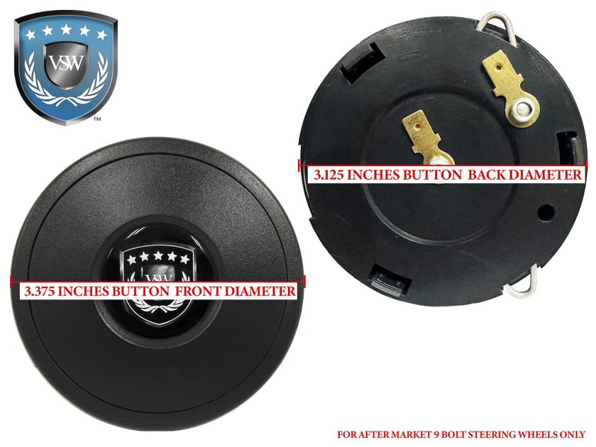 Auto Pro USA VSW 9-Bolt Horn Button STBUTTON1