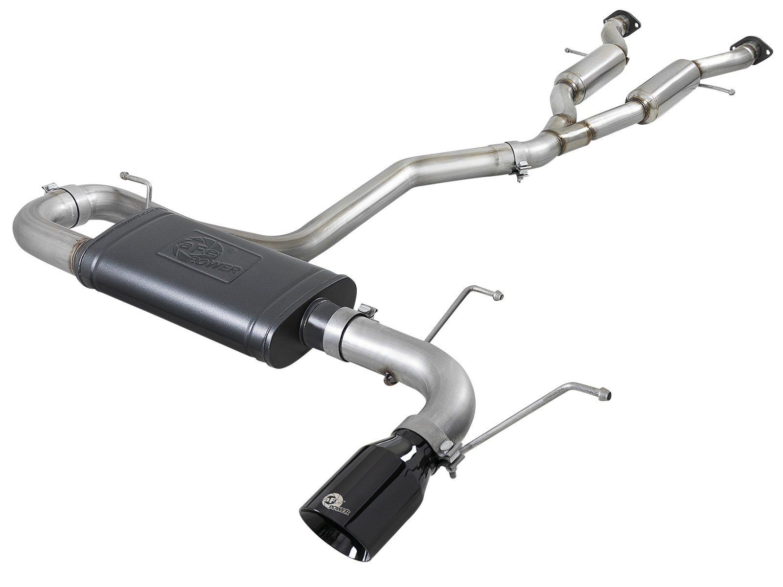 aFe Power Mach Force XP 304 Stainless Steel Cat-Back Exhaust for 14-21 Jeep Grand Cherokee WK2 with 3.6L V6