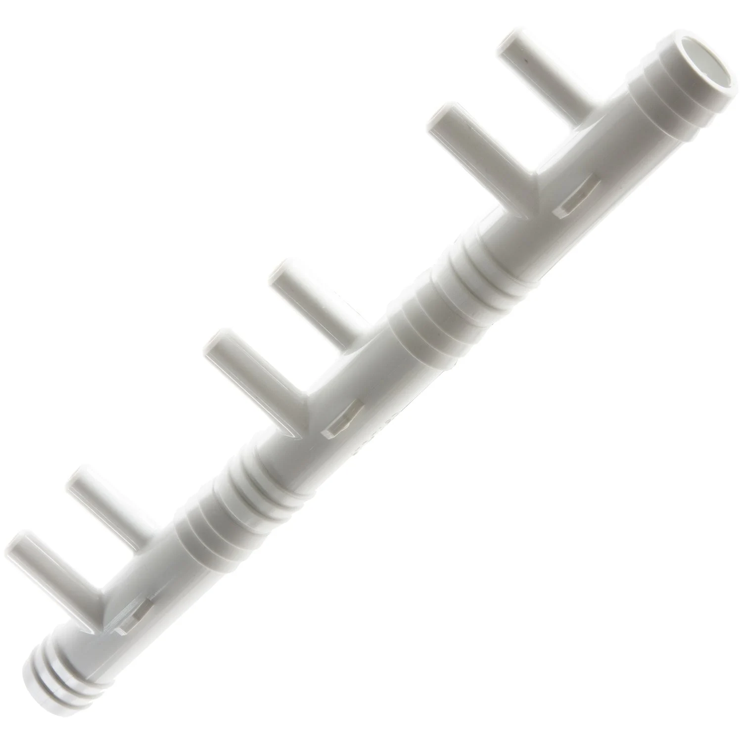 Air Manifold ¾” Barb x Barb (6) ⅜” Barbs – Sectional