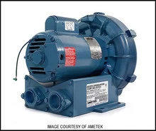 AMETEK DR404AQ58M – Commercial Air Blower 1.0HP; ODP; 115/230V; 1 Phase; 50/60 Hz – 037778
