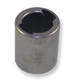 2.28" O.D. Steel Filler Neck 2.7" Tall (Oil, Water, Hydraulic, Gas, Fuel)