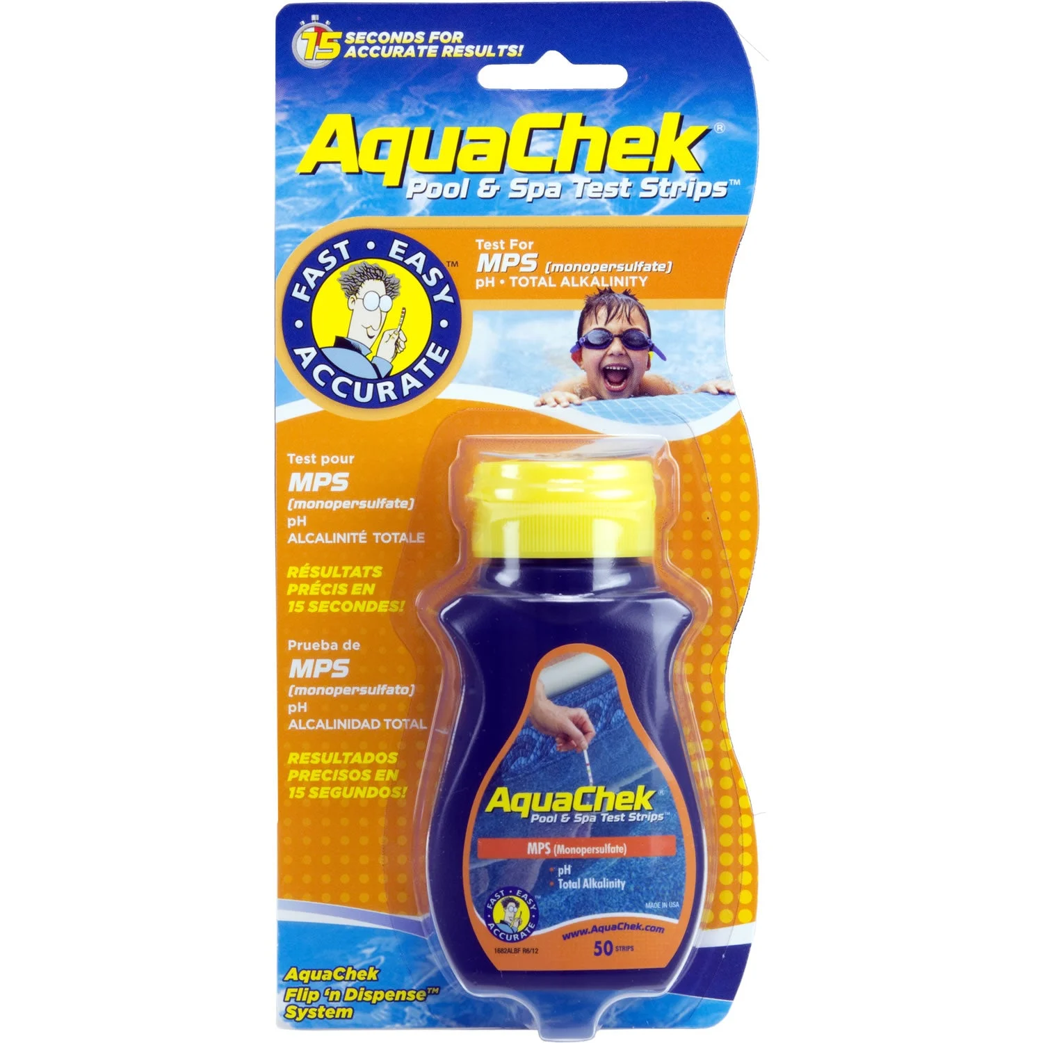 AquaChek MPS 3-in-1 Spa & Pool Test Strips