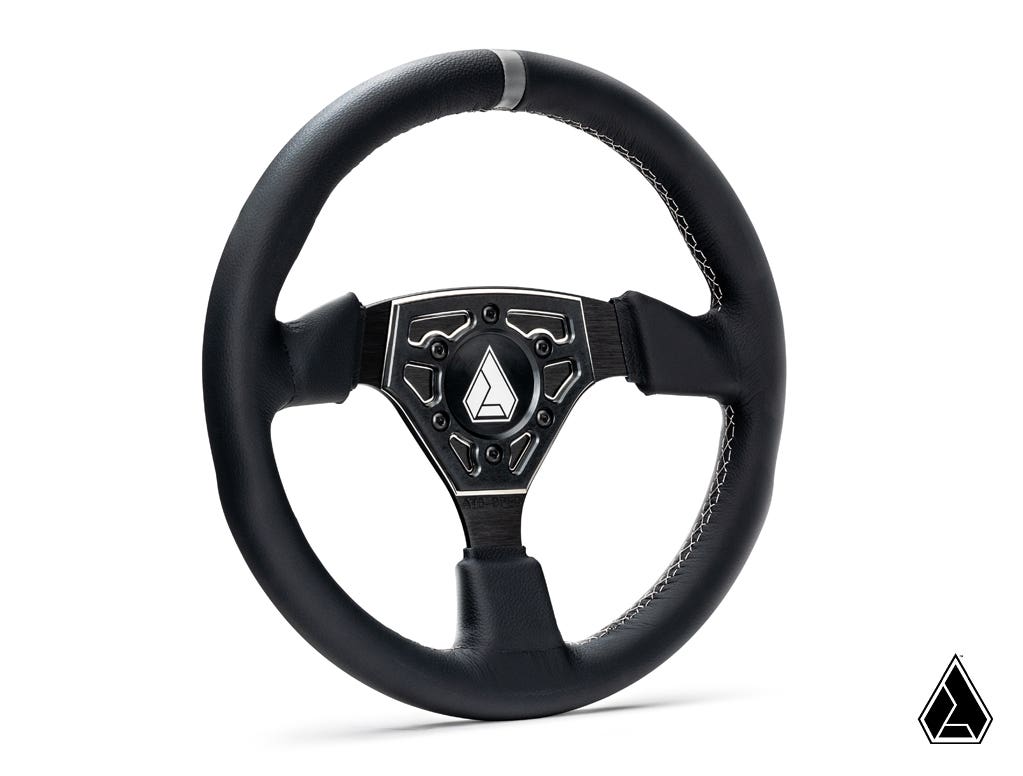 ASSAULT INDUSTRIES UNIVERSAL NAVIGATOR LEATHER UTV STEERING WHEEL