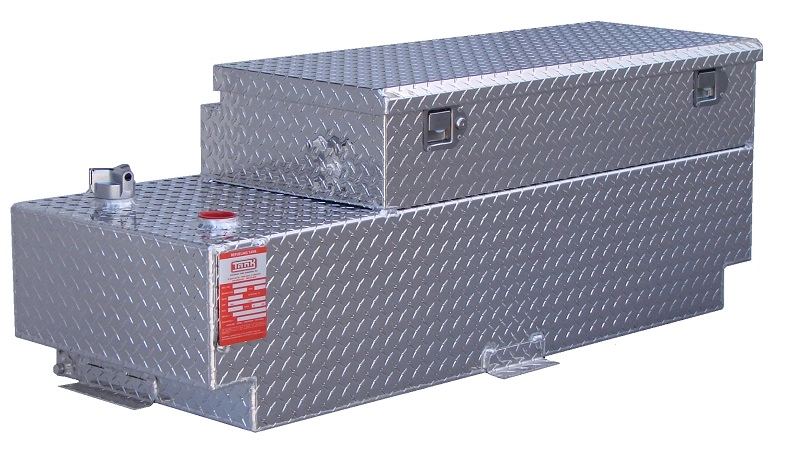 TOPS TanksTTR58CB958 Gallon Refueling Tank and Toolbox combo - 9 in H toolbox
