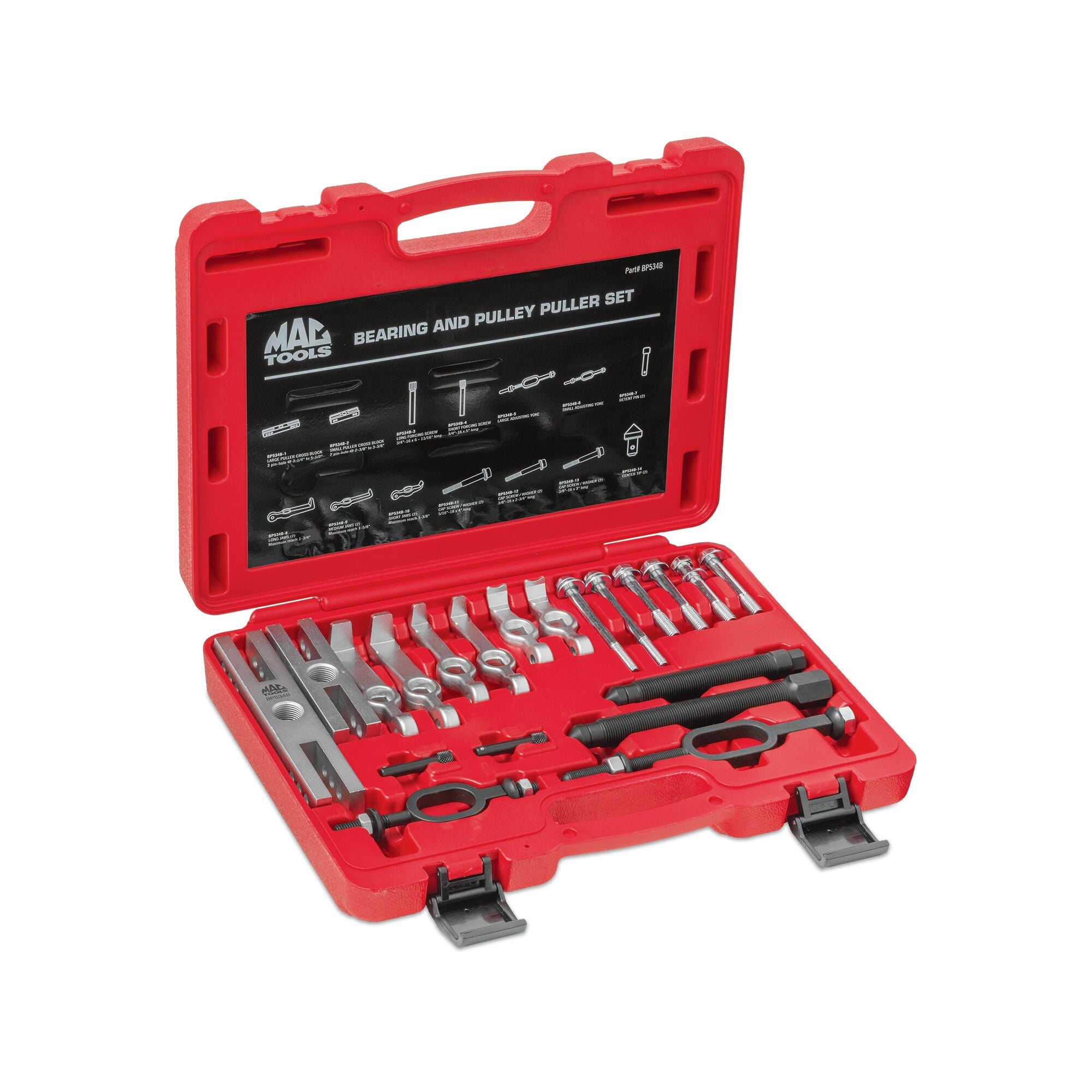 22-PC. Bearing and Pulley Puller Set