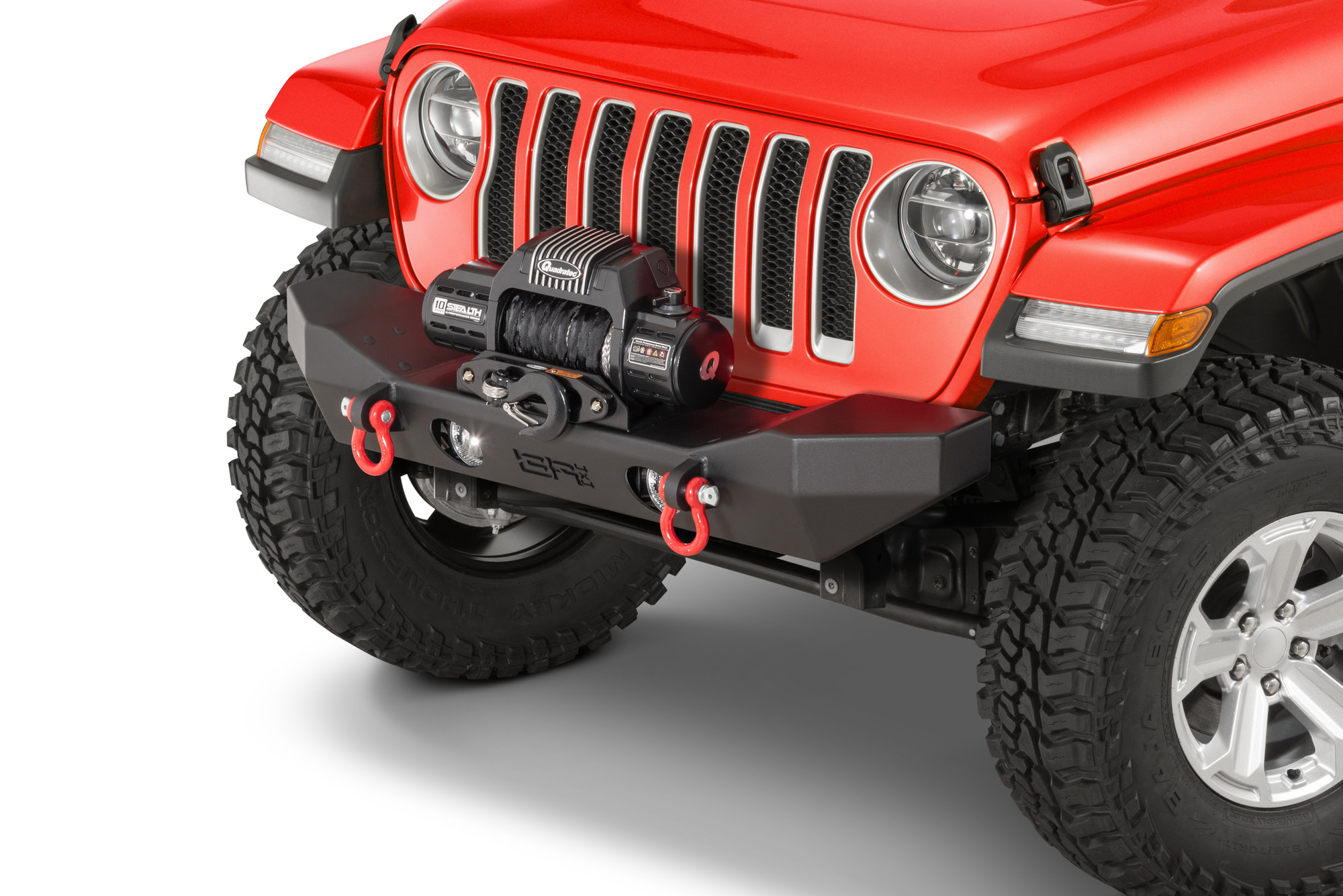 Body Armor JL-19532 Front Mid Width Winch Bumper for 18-26 Jeep Wrangler JL & Gladiator JT