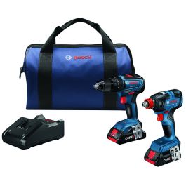 Bosch 18V 2pc Combo Kit with Freak Impact Driver & Hammer Drill