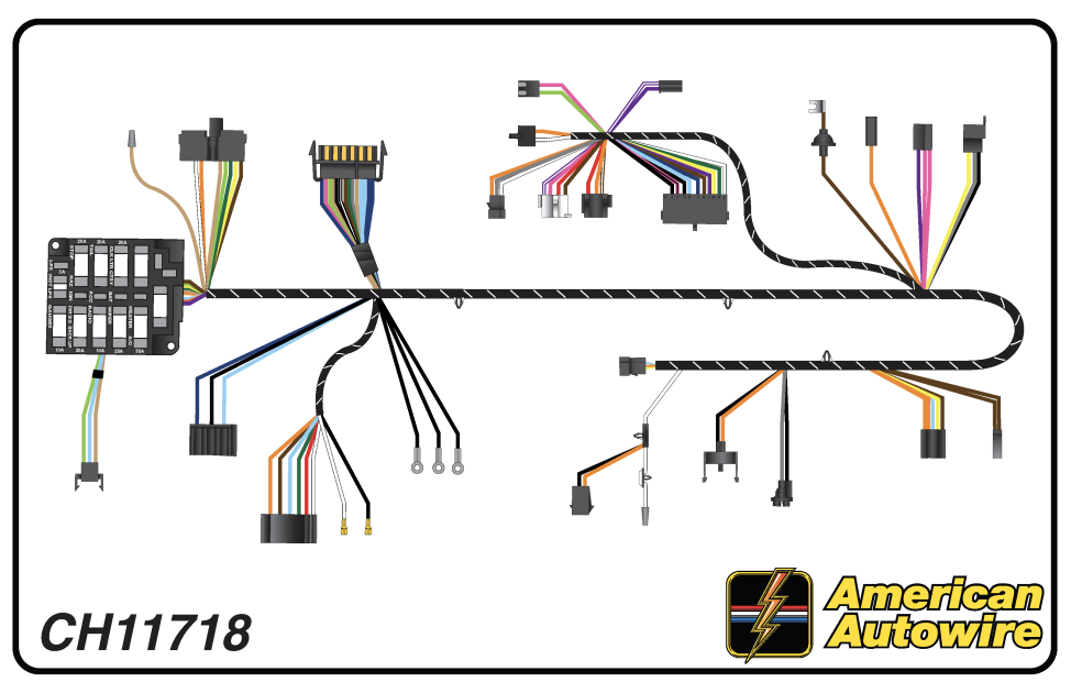 American Autowire 1971 Chevrolet Dash Harness CH11718