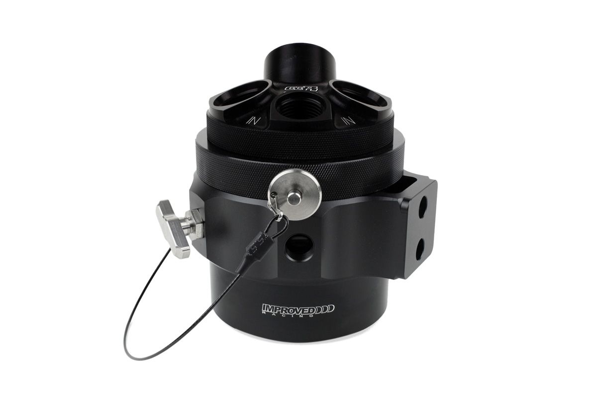 CCRZ Competition Recirculated High-Flow Oil Catch Can, 0.1 Liter (0.1 Qt)