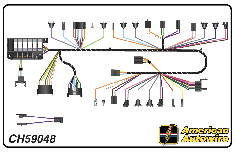 American Autowire 1965 Chevrolet Dash Harness CH59048
