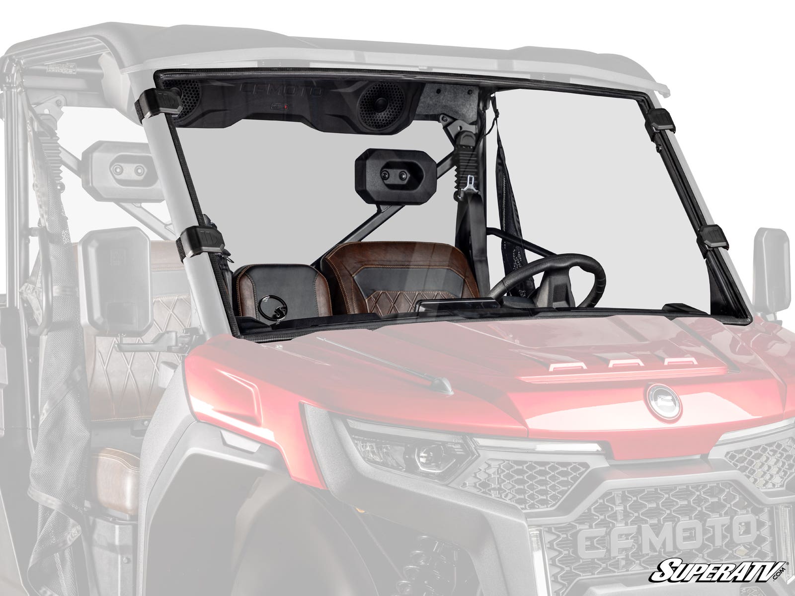 CFMOTO UFORCE U10 PRO SCRATCH-RESISTANT FULL WINDSHIELD