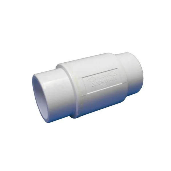 Check Valve, CMP, 1/4lb, Air, 2″ Spigot x 2″ Spigot, White : 25067-000