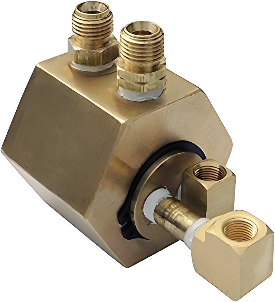 Coxreels498Brass Replacement Swivel, 1/4 in. NPT, Dual, Viton