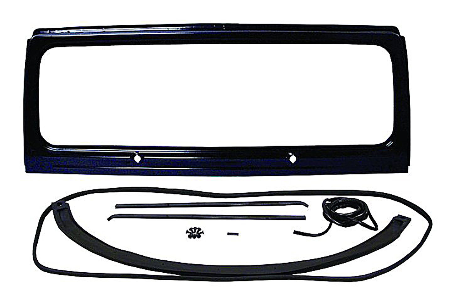 Crown Automotive 55020432K Windshield Frame Kitfor 87-95 Jeep Wrangler YJ