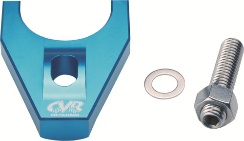 CVR DHB6BL Billet Aluminum Blue Distributor Hold Down Chevy Big/Small Block