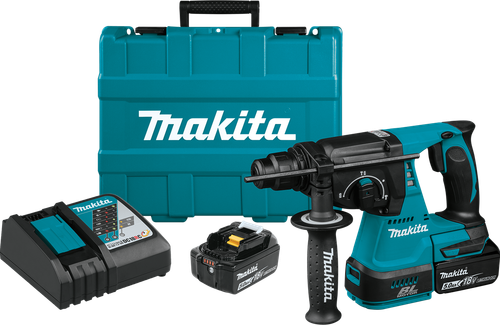 18V LXT™ Lithium-Ion Brushless Cordless 1" Rotary Hammer Kit (5.0Ah),3-Mode operation, XRH01T