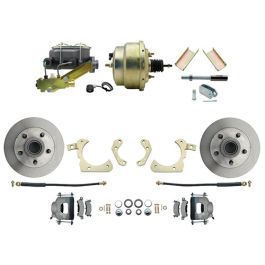 55-58 GM Fullsize Car Front Disc Brake Conversion Kit w/ Booster
