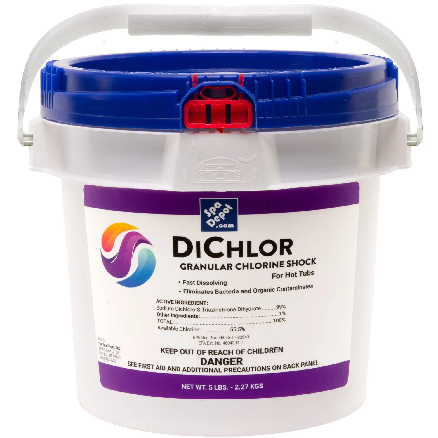 DiChlor Granular Sanitizing Shock for Spas ~ 5 lbs.