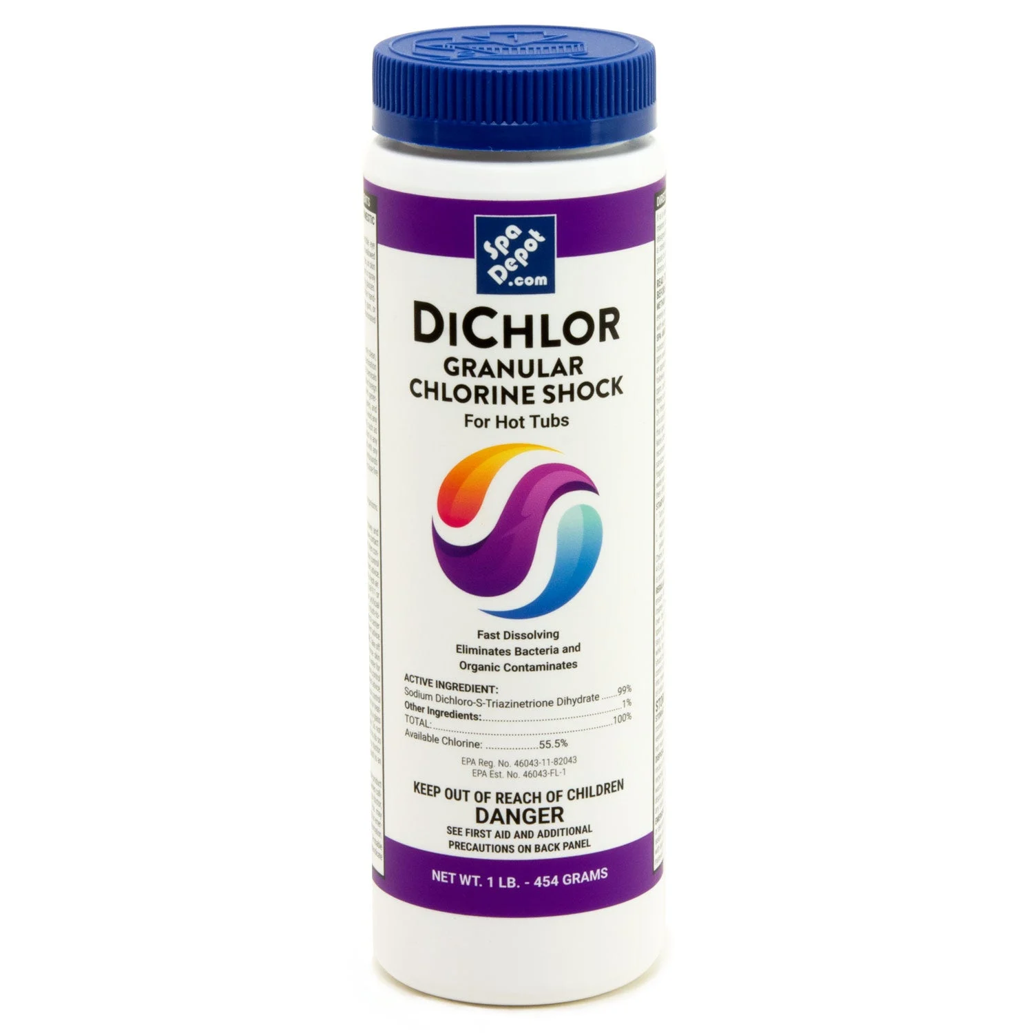 DiChlor Sanitizer-Shock for Spas ~ 1 lb.