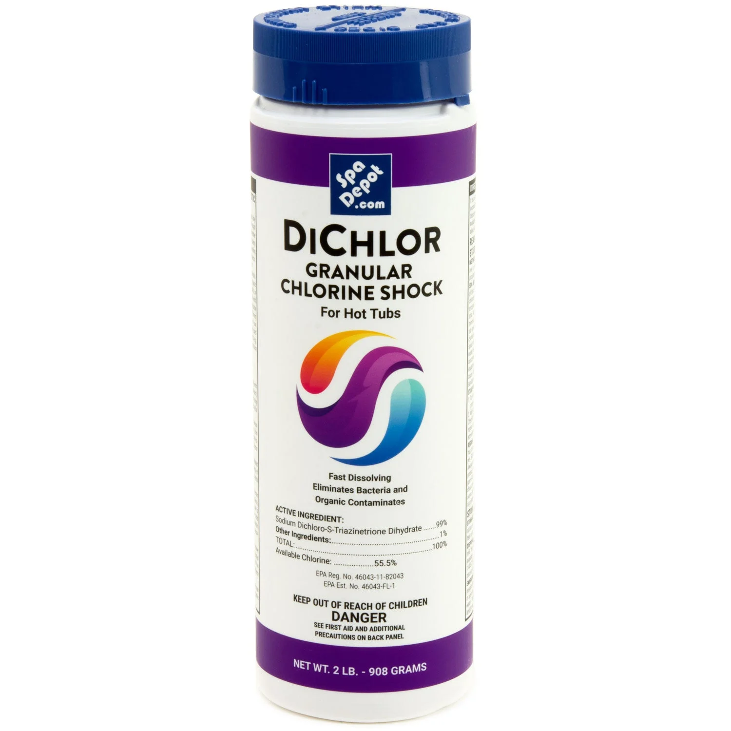 DiChlor Sanitizer-Shock for Spas ~ 2 lbs.