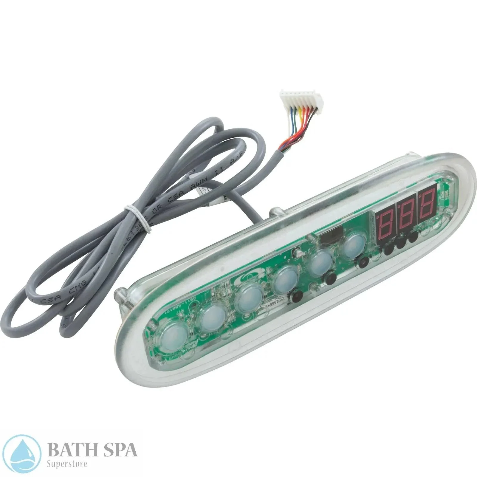 Dimension One Gecko K-30 Six Button Control Panel 01560-345 Electronic Topside Type