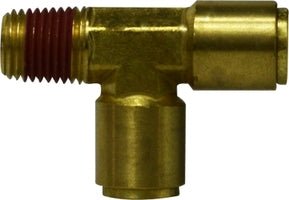 DOT Brass Push In Male Run Tee Connector
