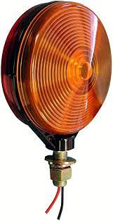 Double Faced Chrome Red/Amber Light