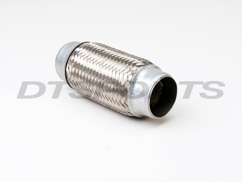 ETC DTF-4008B Stainless Steel Flexible Exhaust Coupler Pipe - 4" ID x 8" Long