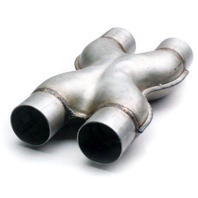 ETC AX-3030 Aluminized Exhaust X-Pipe - 3" Inlet/Outlet - 13" Length