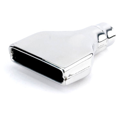 ETC DT-027 Stainless Exhaust Tip Rectangle - Straight - 2.5" Inlet 2"x8" Outlet
