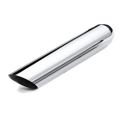 ETC DT-243018AC Stainless Exhaust Tip Angle Cut - 2.25" Inlet - 3" Outlet 18" L