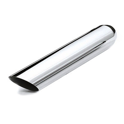 ETC DT-304018AC Stainless Exhaust Tip Angle Cut - 3" Inlet - 4" Outlet - 18" L