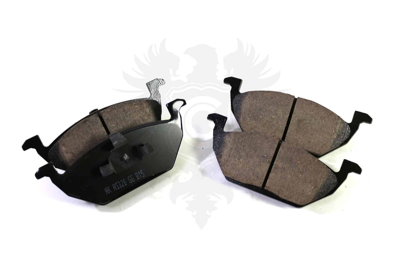 Brake Pad Set, 280mm Front Akebono