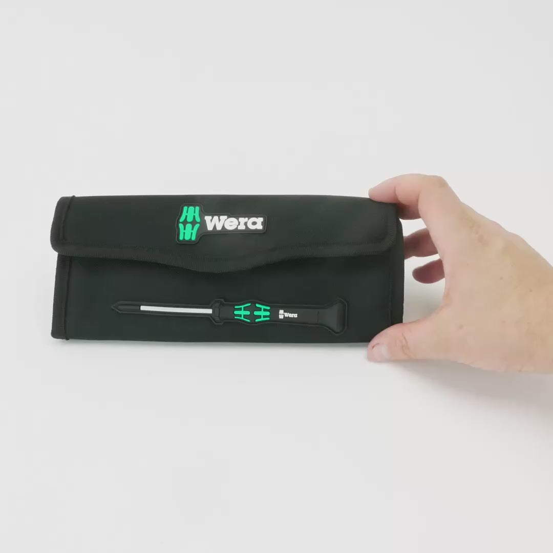Wera 073675 Kraftform Micro-Set/12 SB 1 Screwdriver Set for Electronic Applications