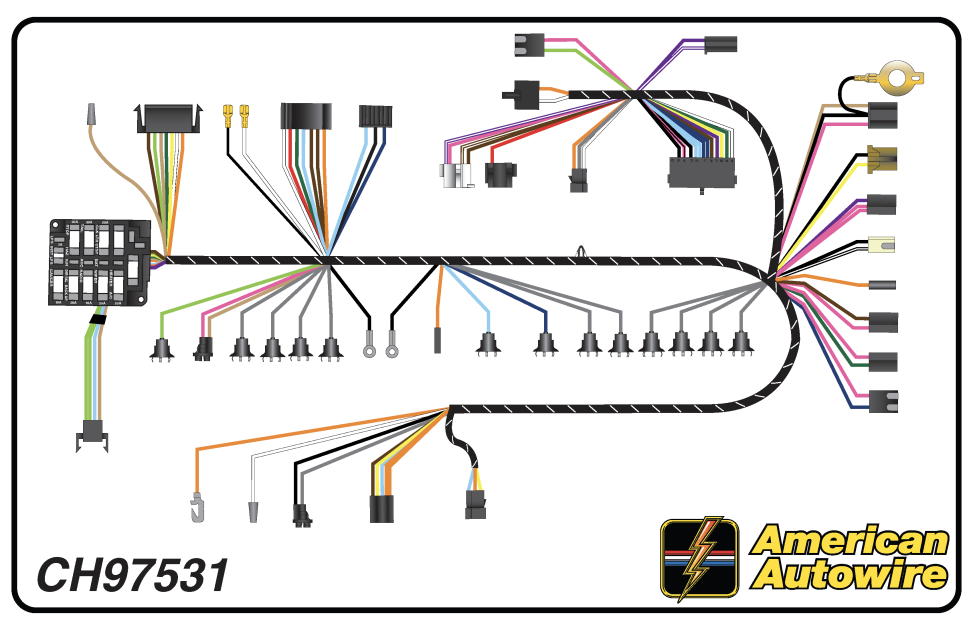 American Autowire 1969 Chevrolet Dash Harness CH97531